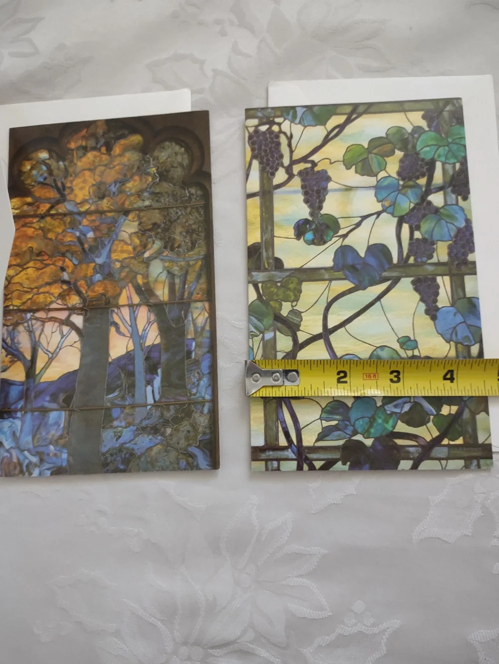 Tiffany Studios Stained Glass Art Greeting Cards
